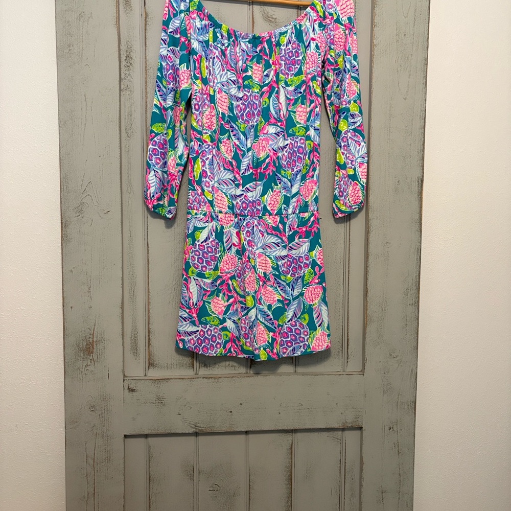 Lilly Pulitzer. Lana Skort Romper. - Picture 2 of 9